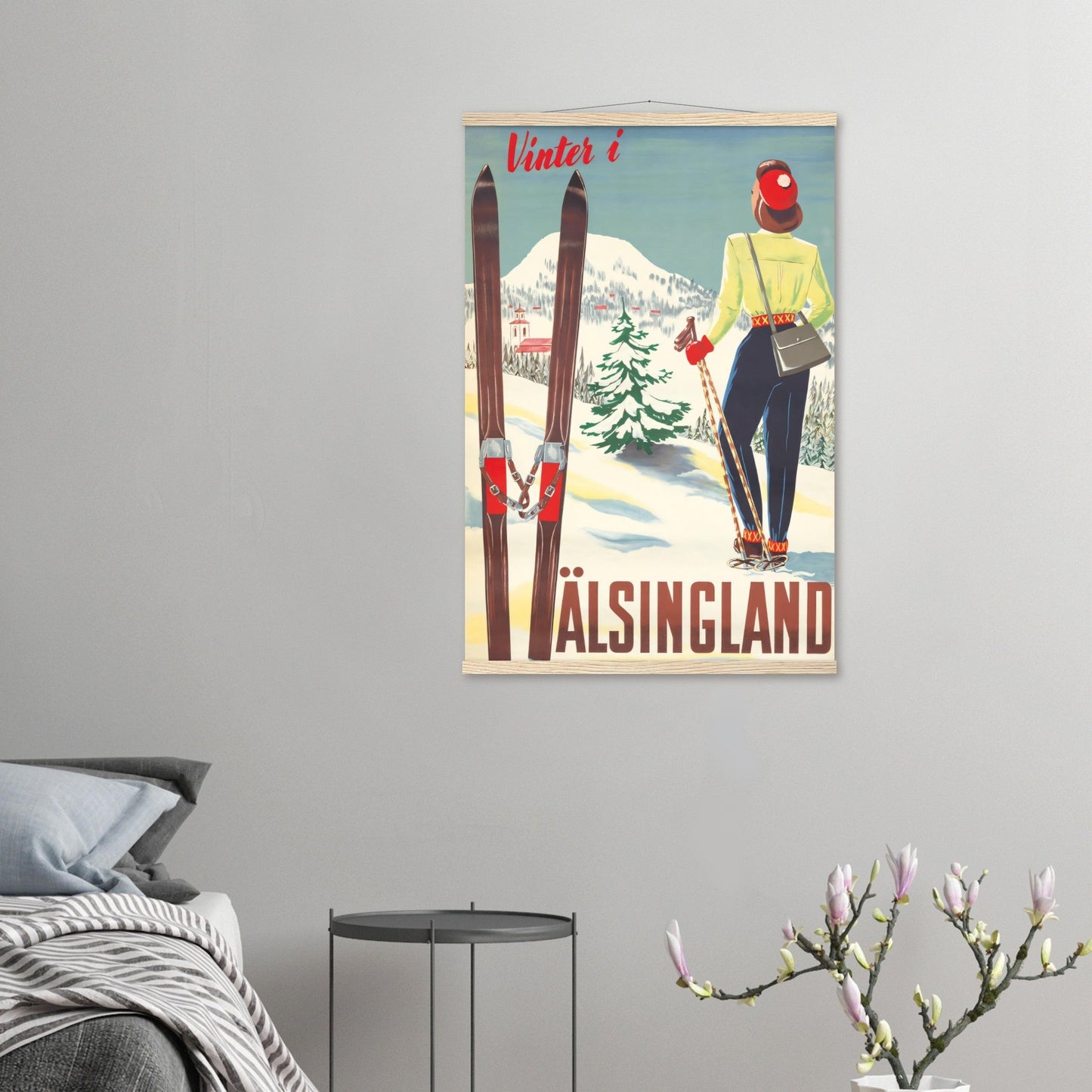 Hälsingland Vintage Poster Reprint on Premium Matte Paper - Posterify