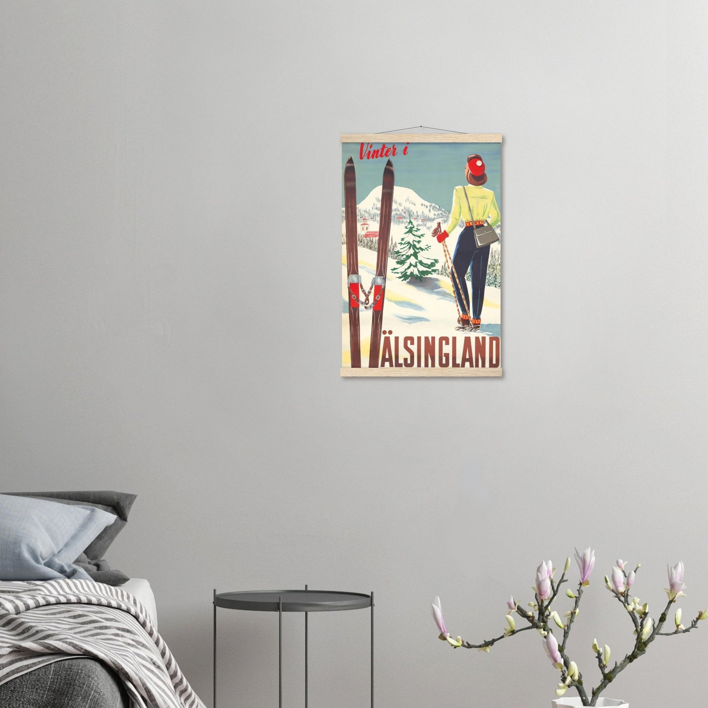 Hälsingland Vintage Poster Reprint on Premium Matte Paper - Posterify