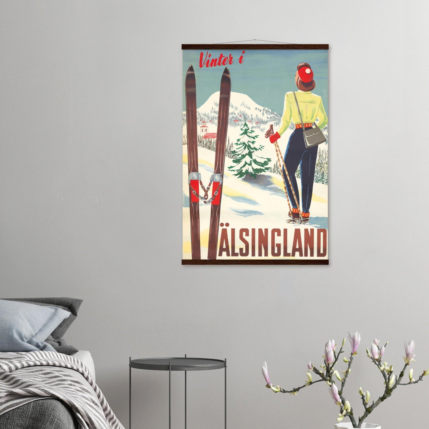 Hälsingland Vintage Poster Reprint on Premium Matte Paper - Posterify