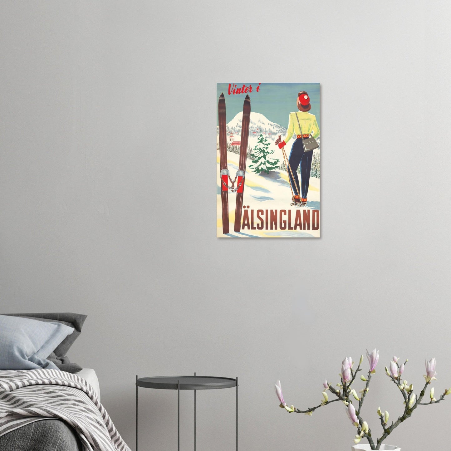 Hälsingland Vintage Poster Reprint on Premium Matte Paper - Posterify