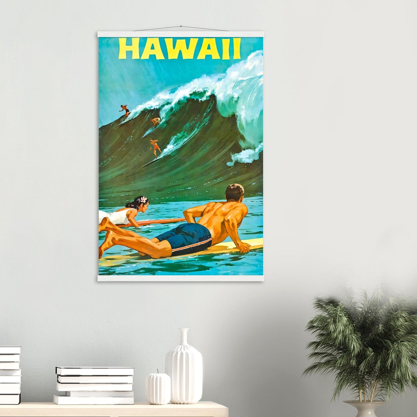 Hawaii Vintage Poster Reprint on Premium matte Paper - Posterify