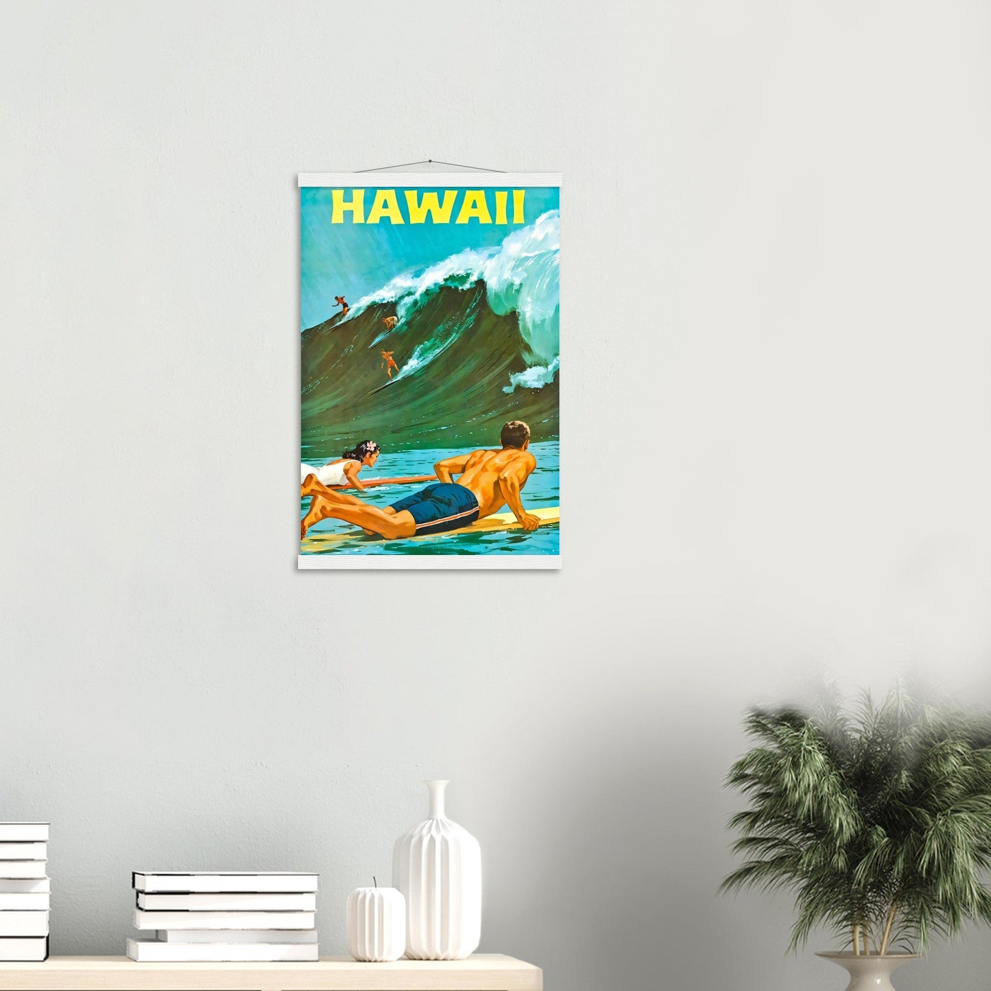 Hawaii Vintage Poster Reprint on Premium matte Paper - Posterify