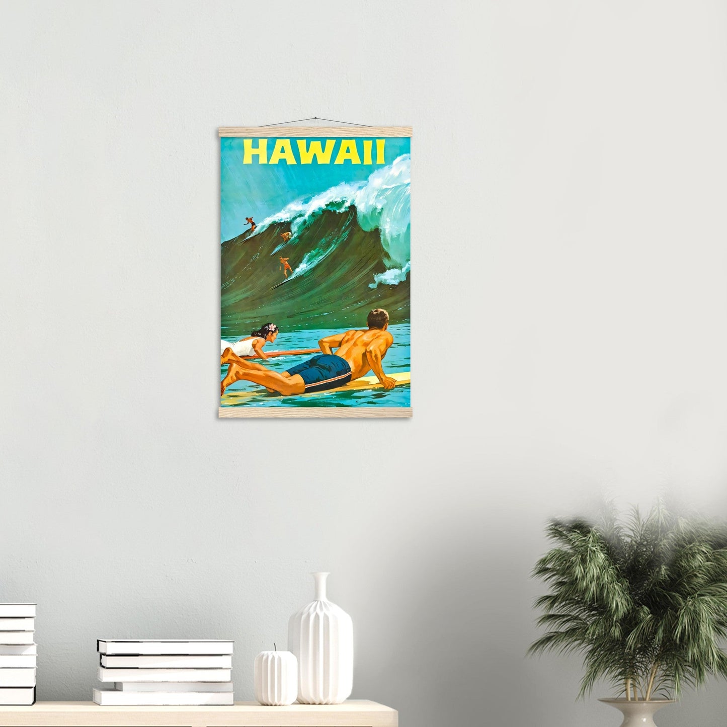 Hawaii Vintage Poster Reprint on Premium matte Paper - Posterify