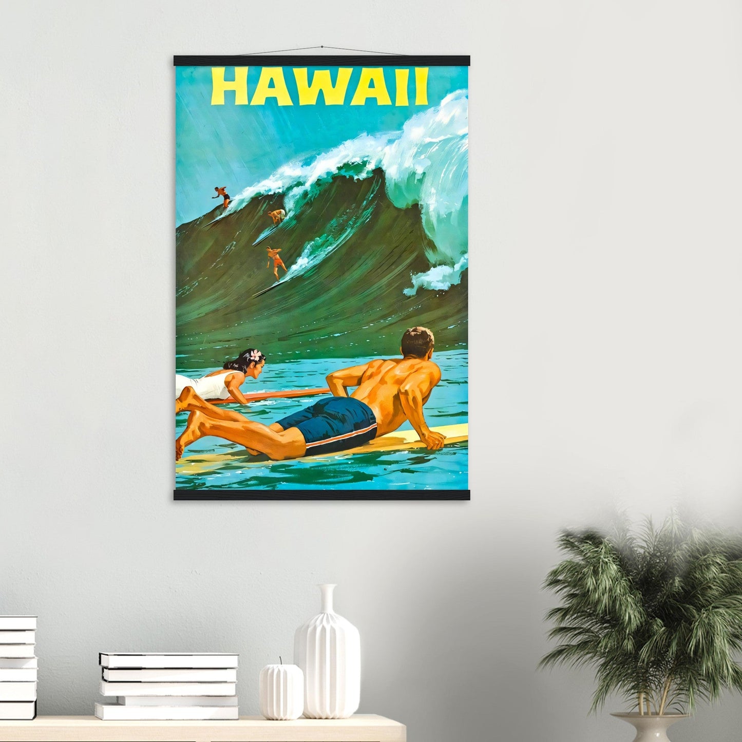 Hawaii Vintage Poster Reprint on Premium matte Paper - Posterify