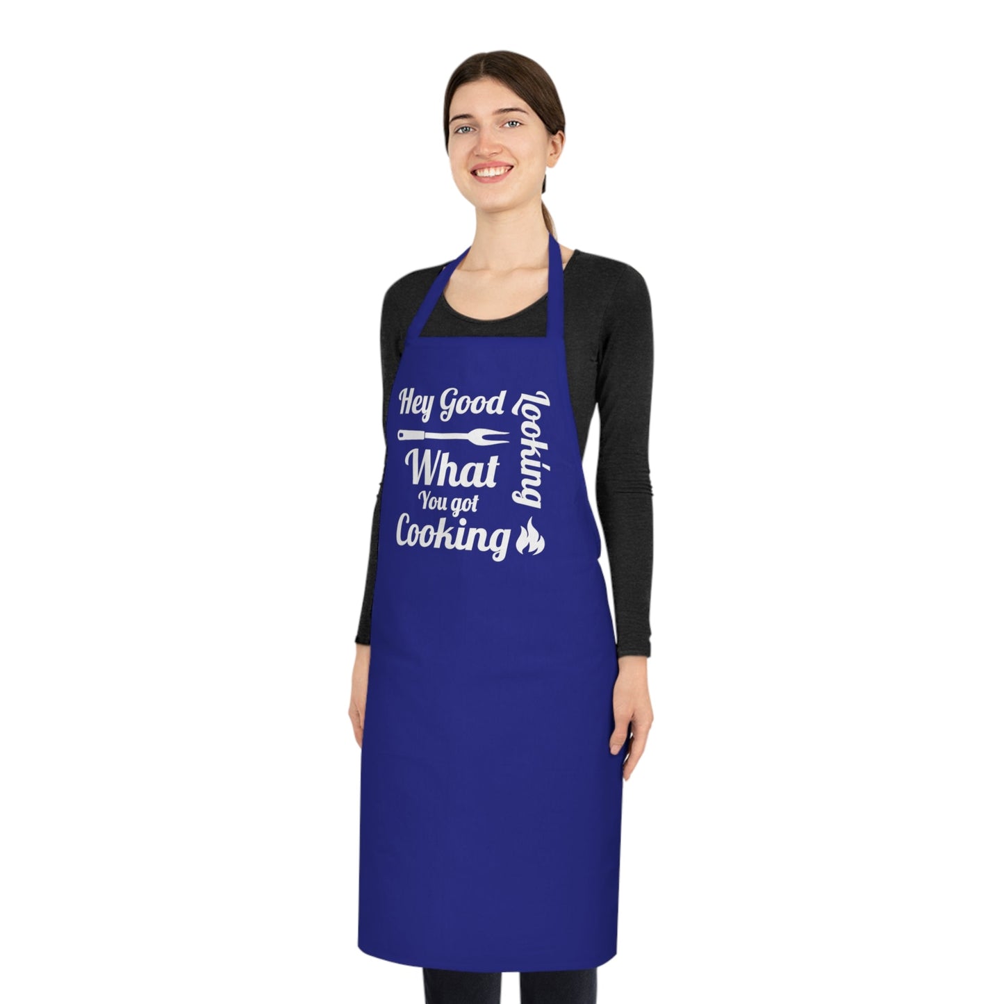 Hey Good Looking, what you got cooking/ Hank Williams Cotton Apron - Posterify