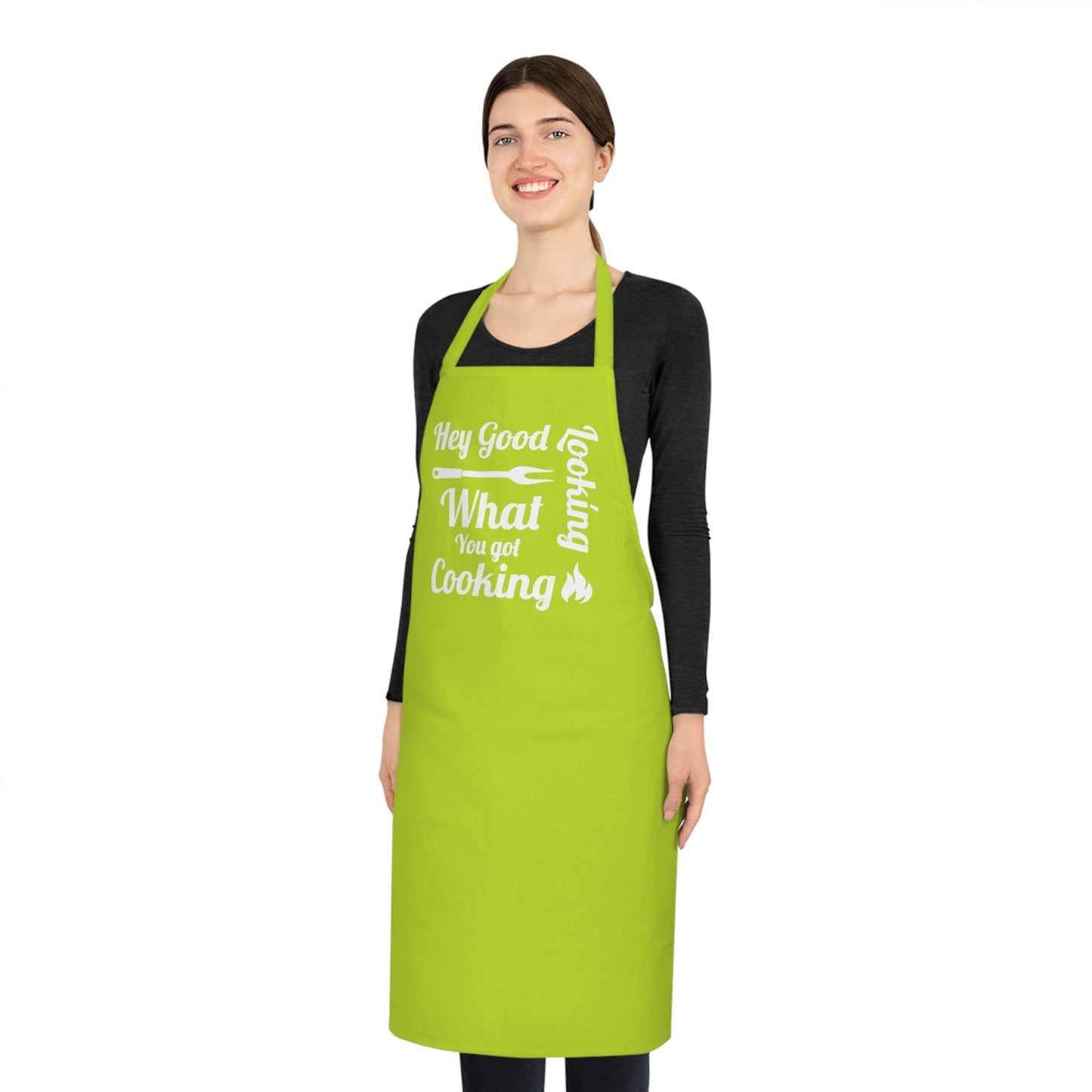 Hey Good Looking, what you got cooking/ Hank Williams Cotton Apron - Posterify