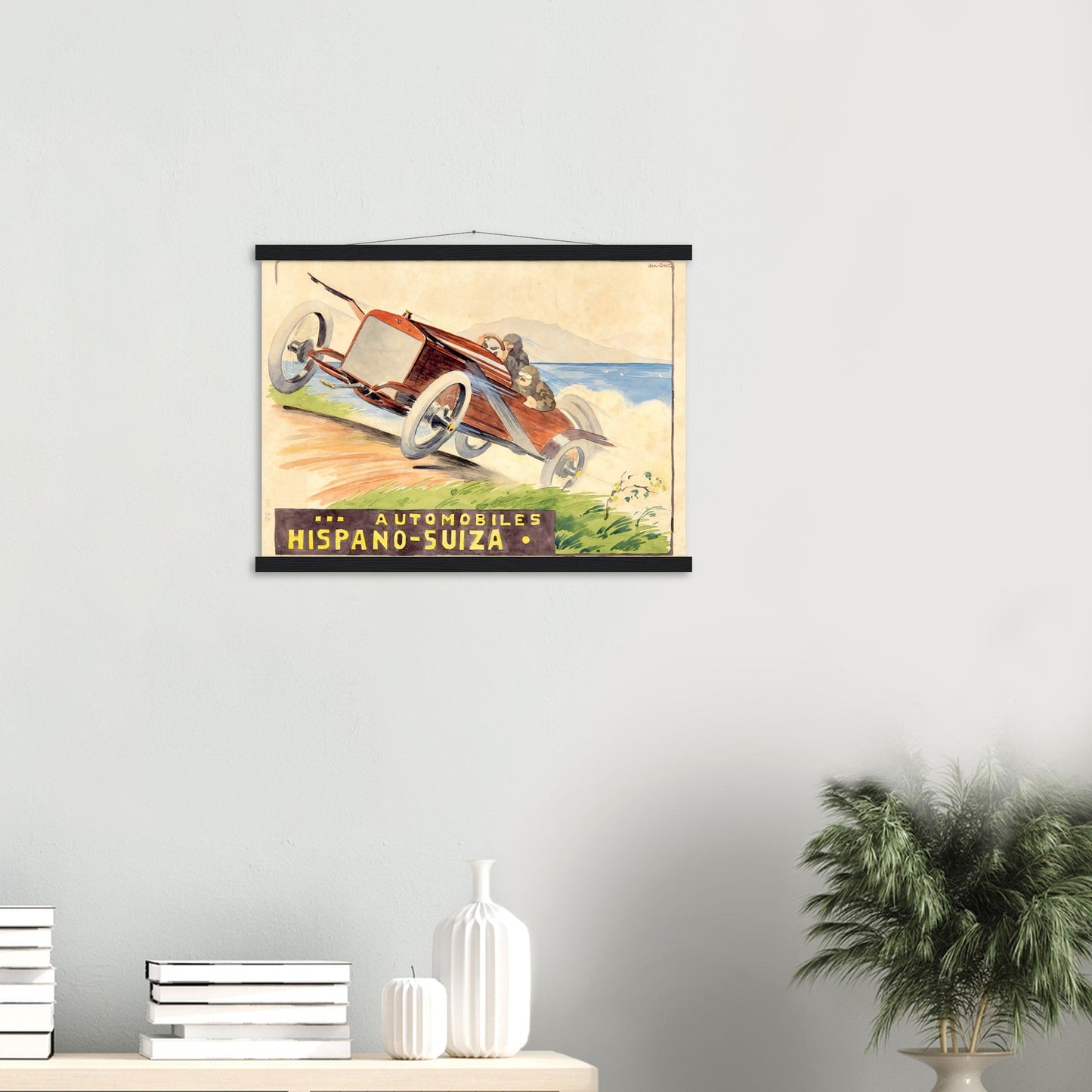 Hispano Suiza Vintage Poster Reprint on Premium Matte Paper - Posterify