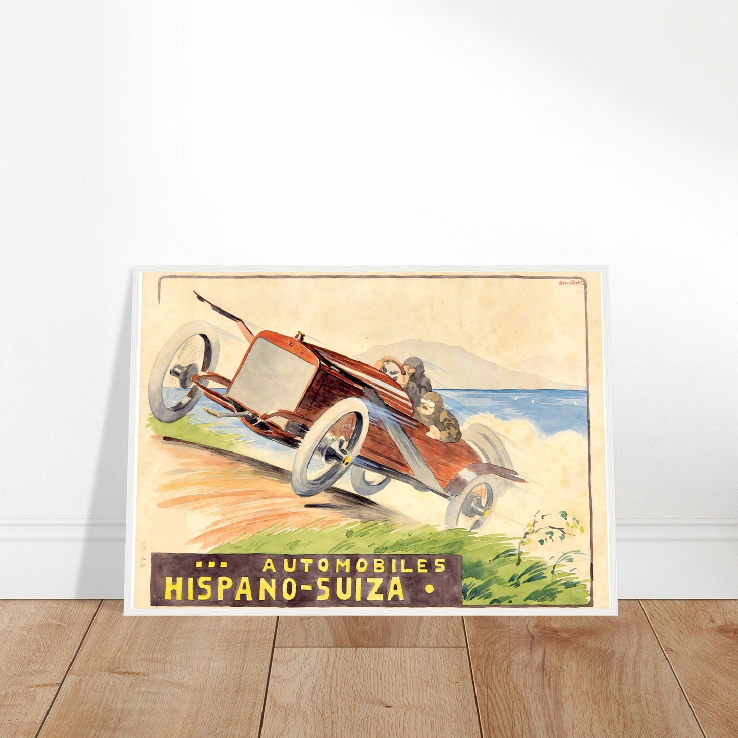 Hispano Suiza Vintage Poster Reprint on Premium Matte Paper - Posterify