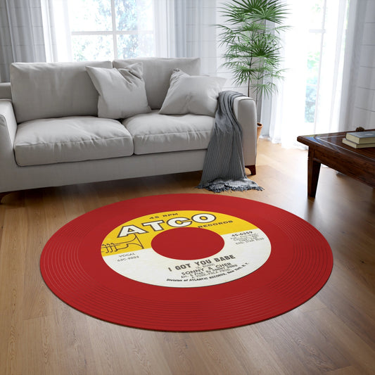 I Got You Babe, Sonny And Cher, Vinyl Record Single Mat (Customize a mat on request) - Posterify