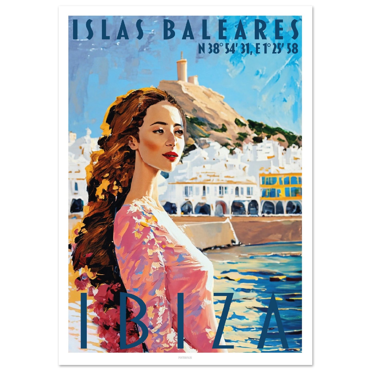 Ibiza Poster by Posterify Design on Premium Matte Paper - Posterify