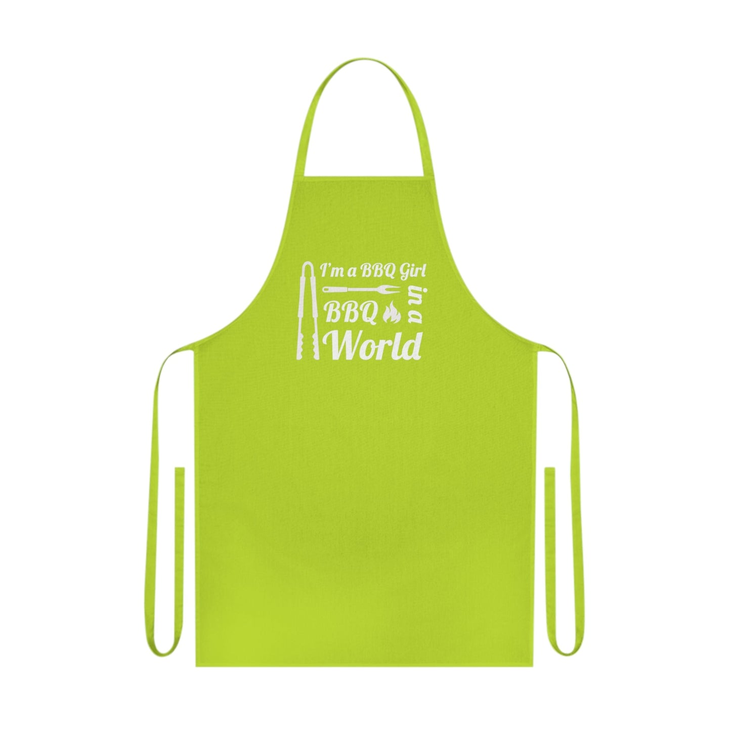 I'm A BBQ Girl in a BBQ World, Cotton Apron - Posterify