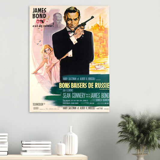 James Bond, 'Est de Retour' Wall art - Posterify