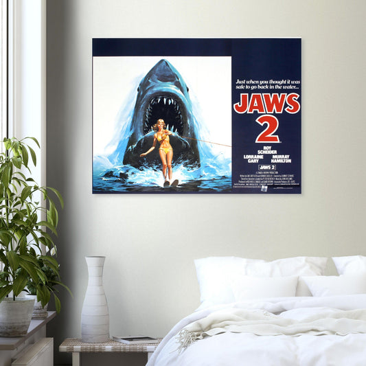 Jaws 2, Movie Poster Reprint Wall art - Posterify