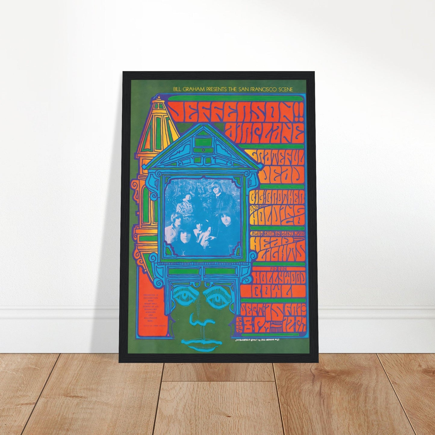 Jefferson Airplane Vintage Poster Reprint on Premium Matte Paper - Posterify