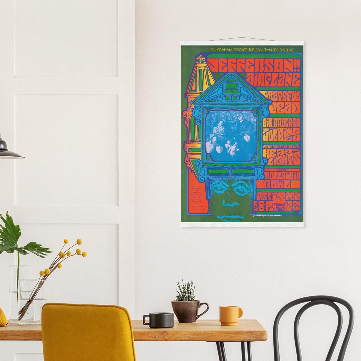 Jefferson Airplane Vintage Poster Reprint on Premium Matte Paper - Posterify