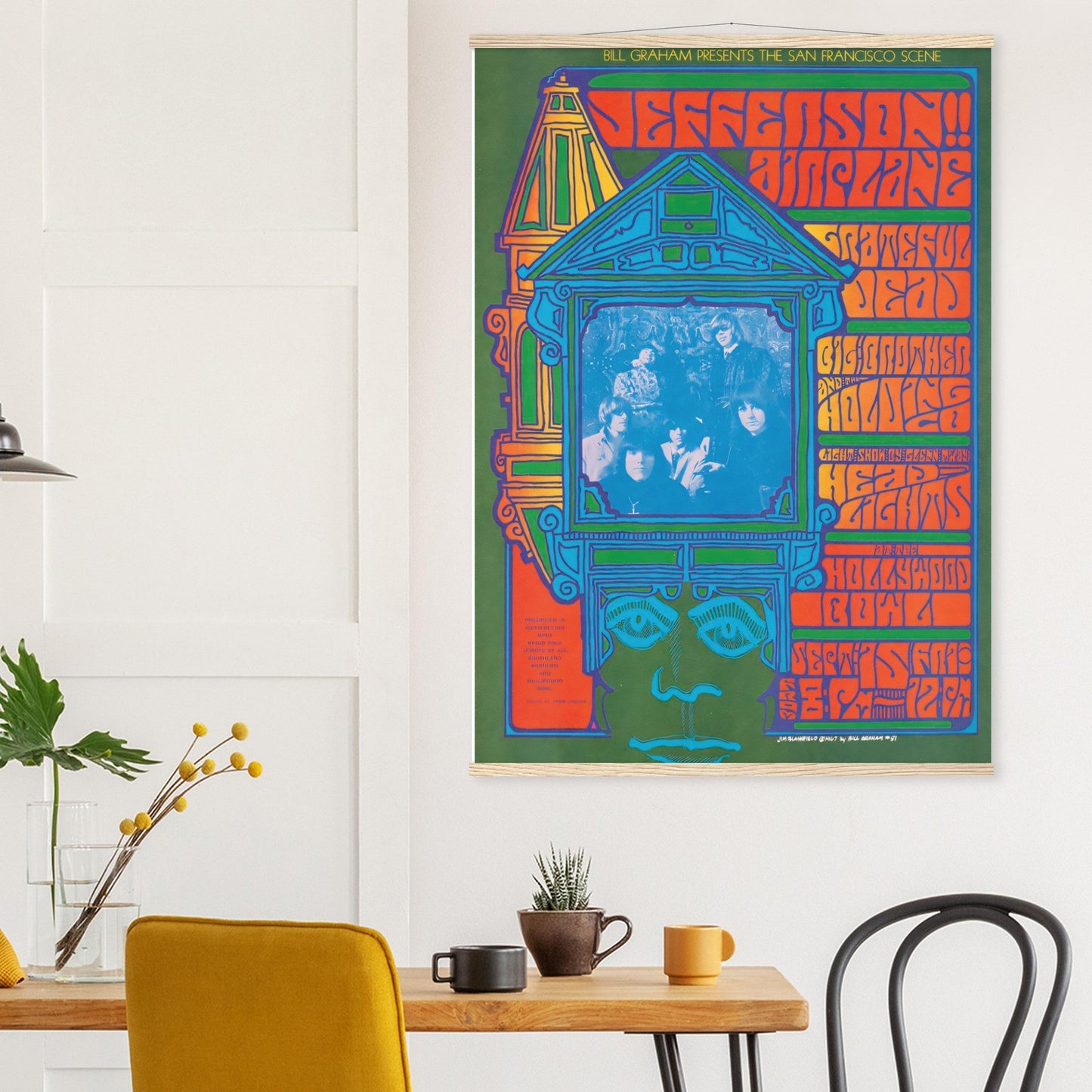 Jefferson Airplane Vintage Poster Reprint on Premium Matte Paper - Posterify