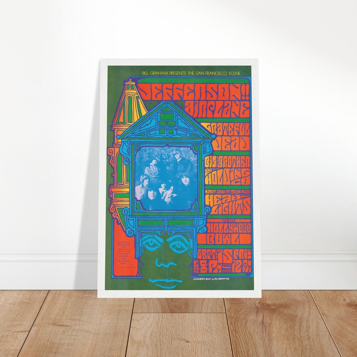 Jefferson Airplane Vintage Poster Reprint on Premium Matte Paper - Posterify