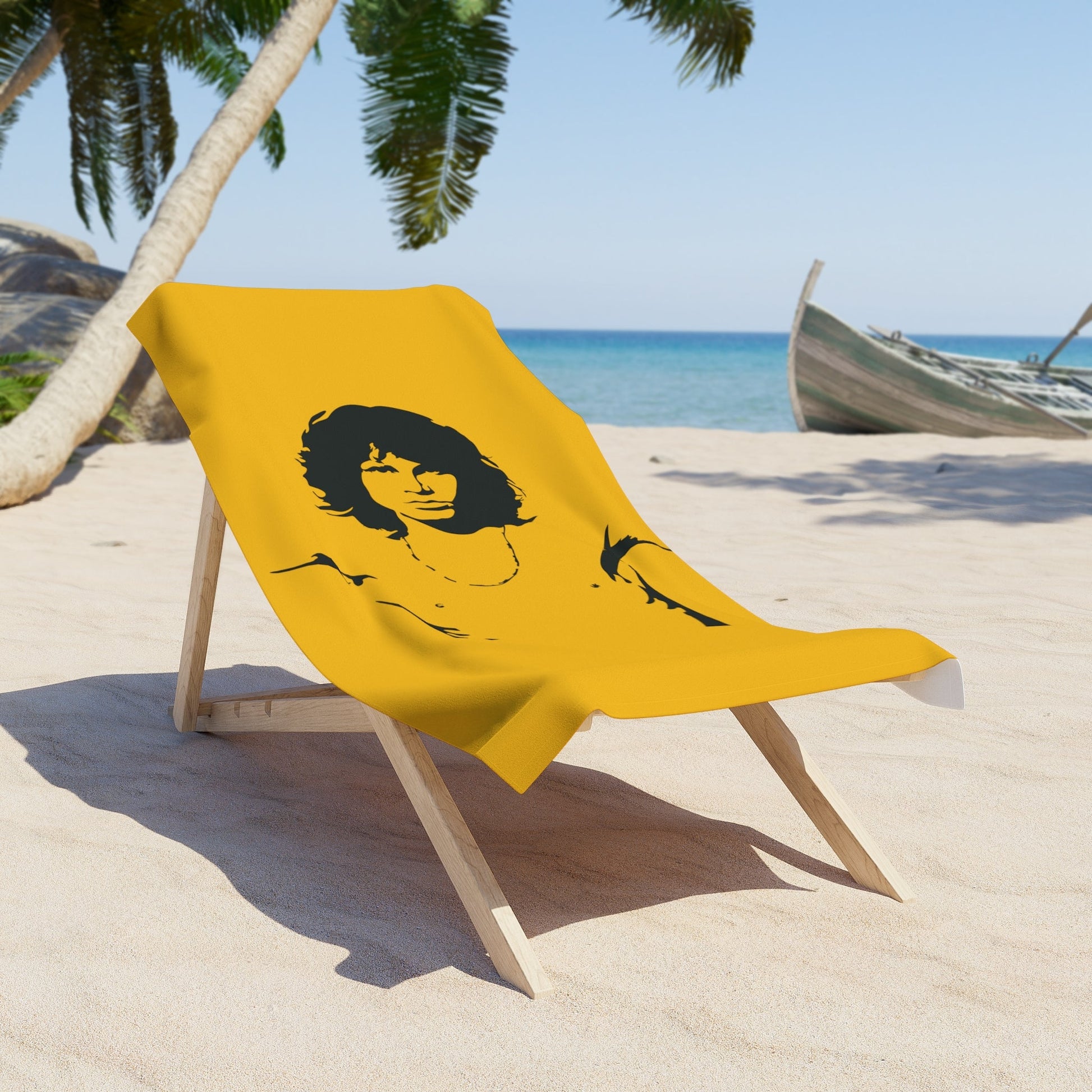 Jim Morrison Beach Towel - Posterify