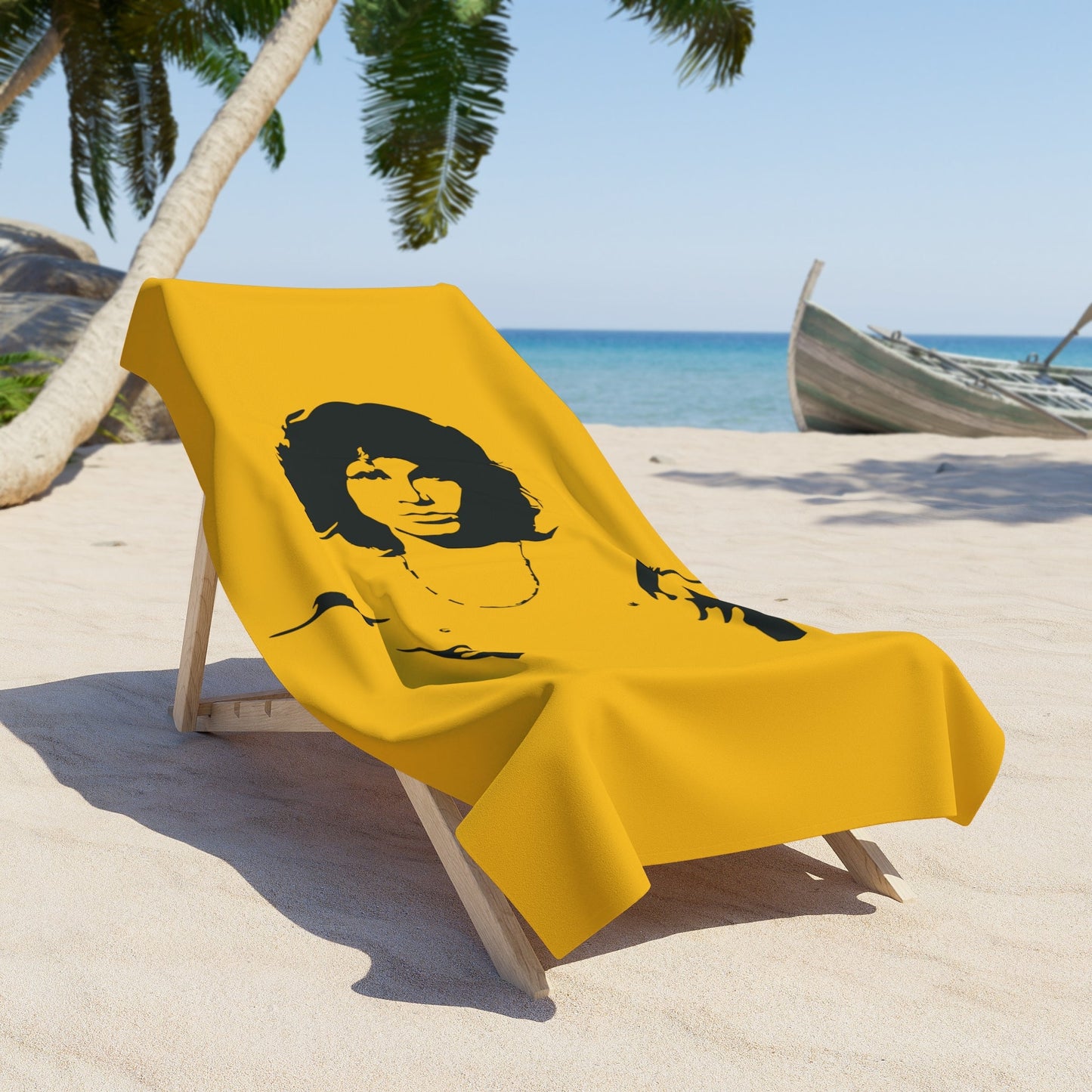 Jim Morrison Beach Towel - Posterify