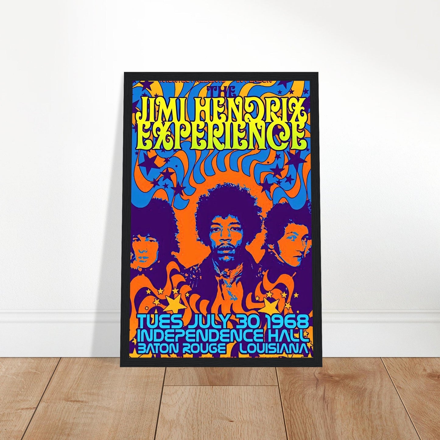 Jimi Hendrix Vintage Poster Reprint on Premium Matte Paper - Posterify