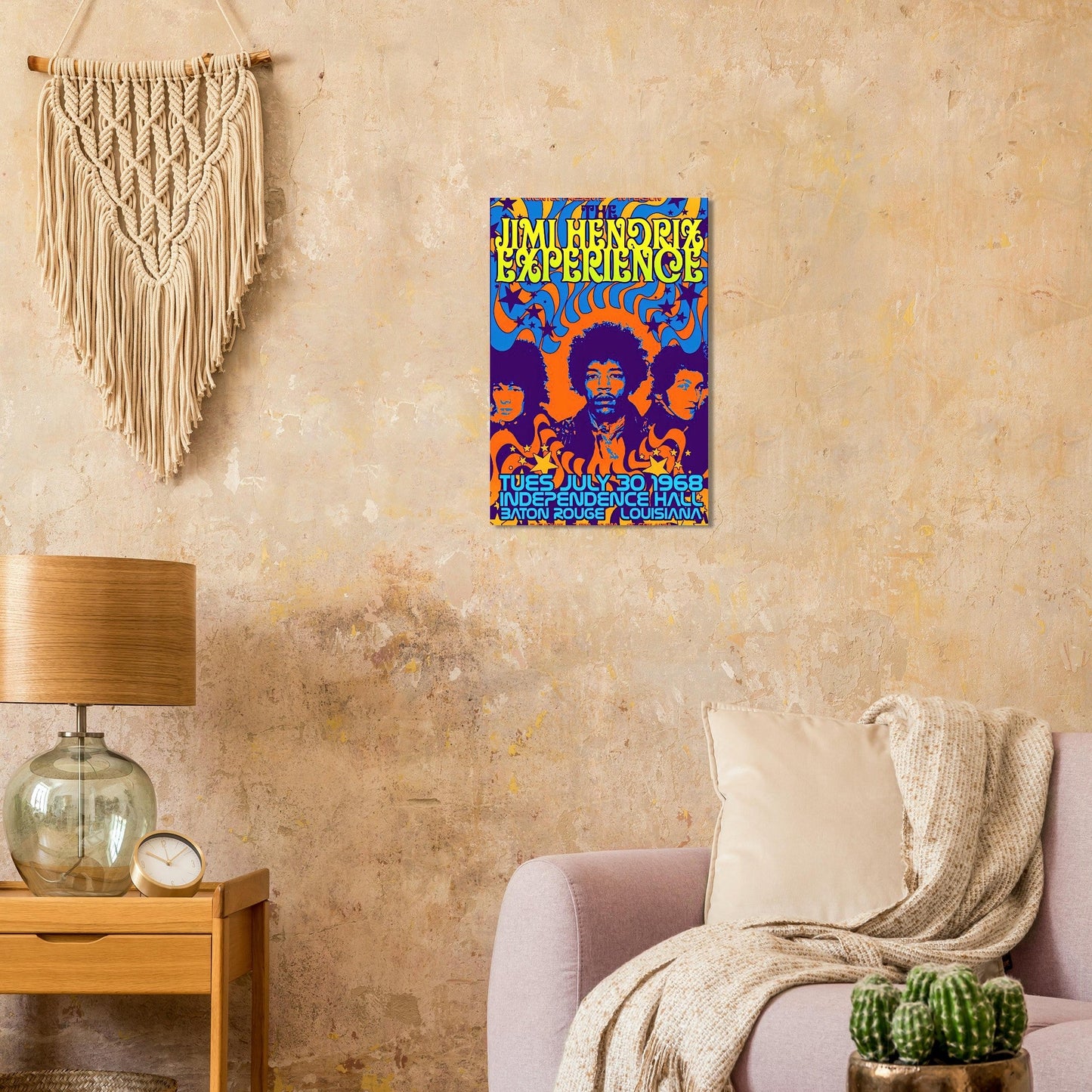 Jimi Hendrix Vintage Poster Reprint on Premium Matte Paper - Posterify