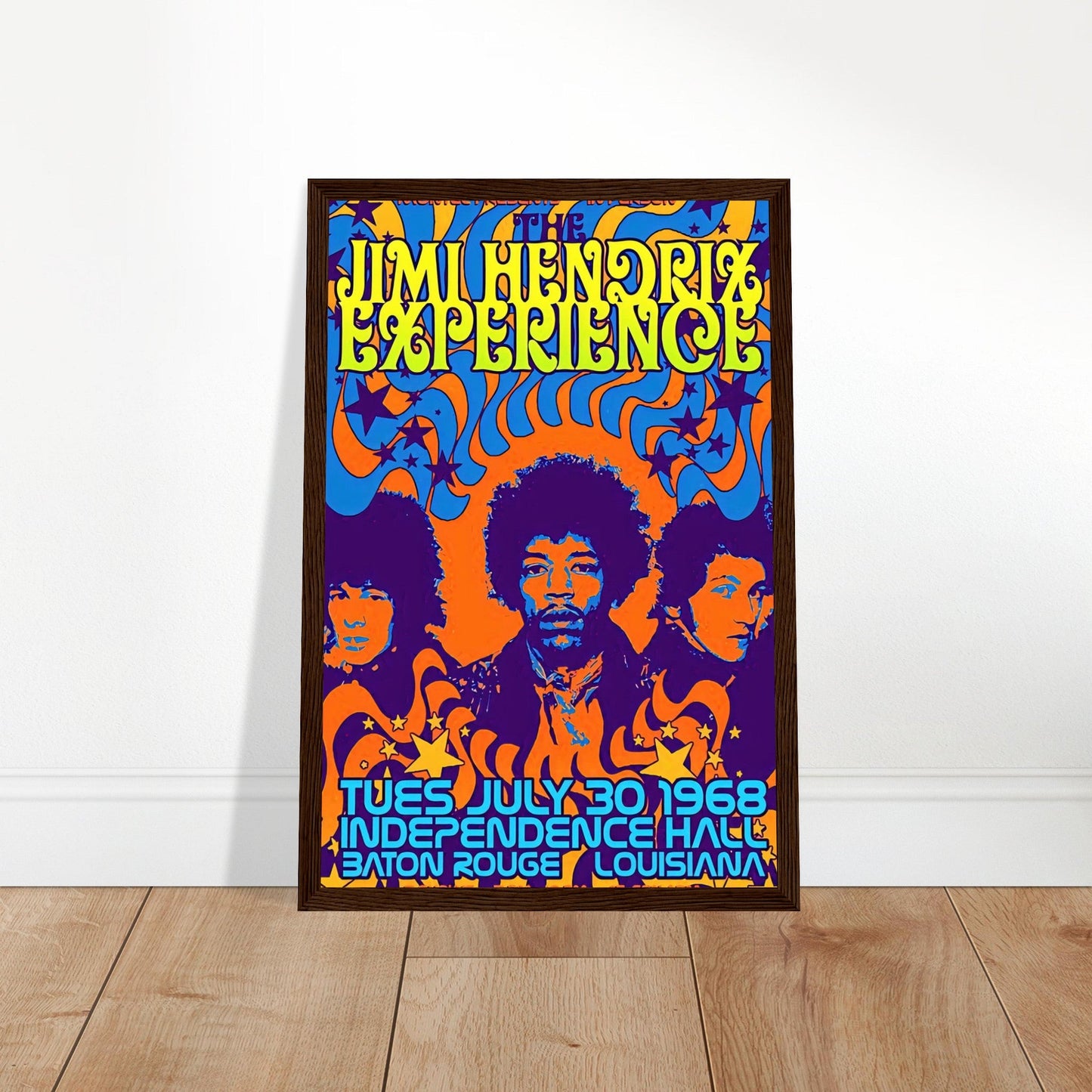 Jimi Hendrix Vintage Poster Reprint on Premium Matte Paper - Posterify