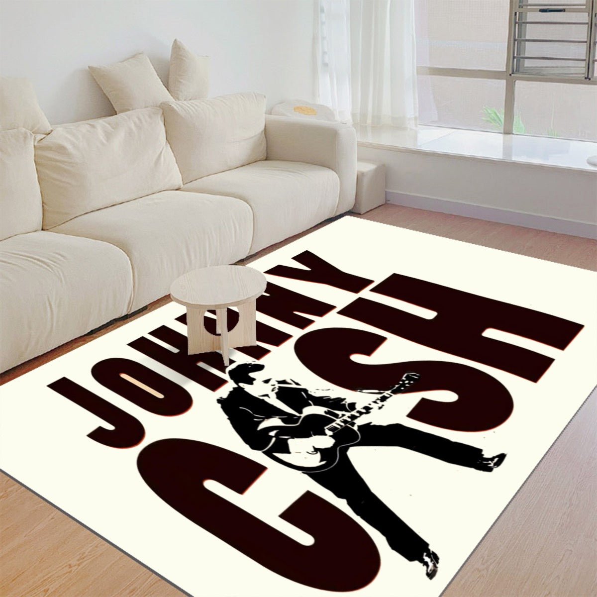 Johnny Cash Rectangular Floor Mat - Posterify