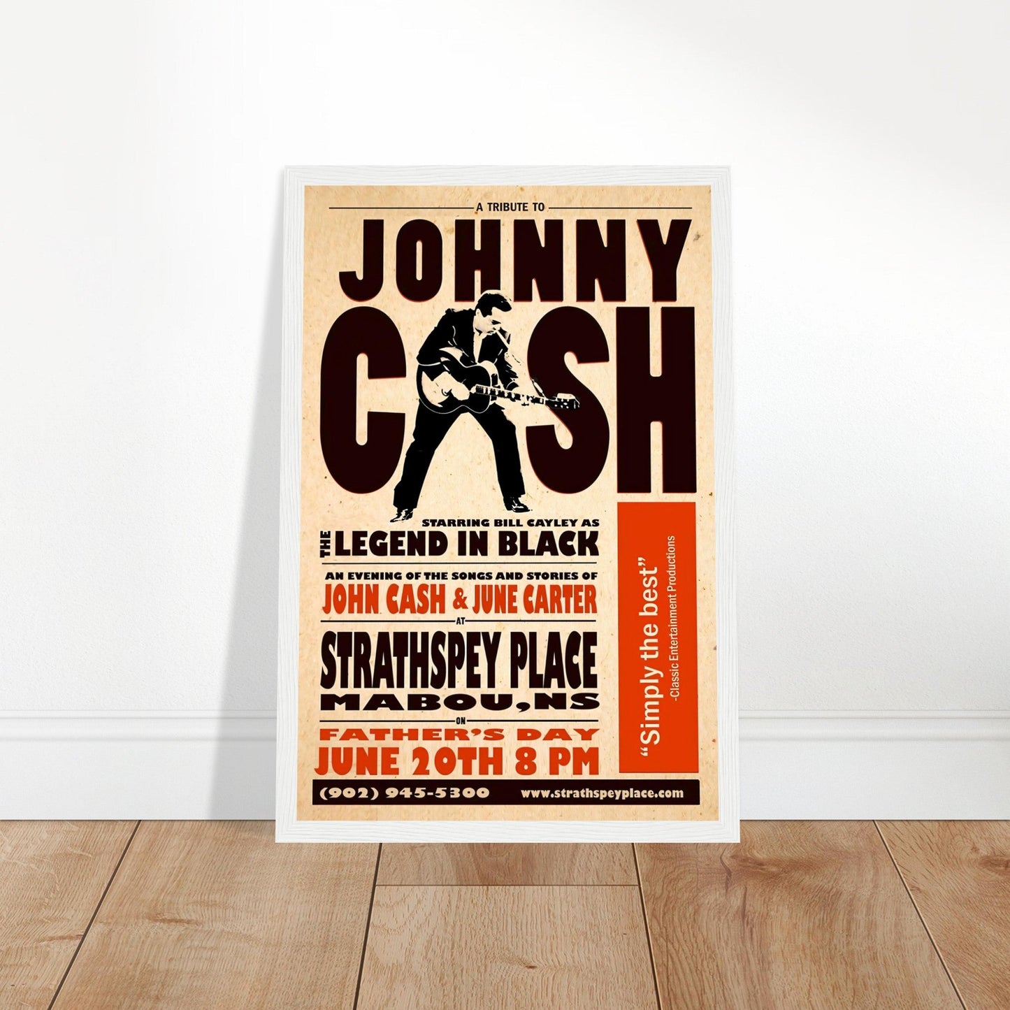 Johnny Cash Vintage Poster reprint on Premium Poster Matte Paper - Posterify