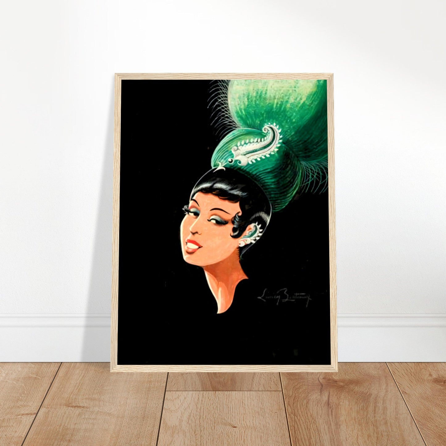 Josephine Baker Vintage Poster Reprint on Premium Matte Paper - Posterify