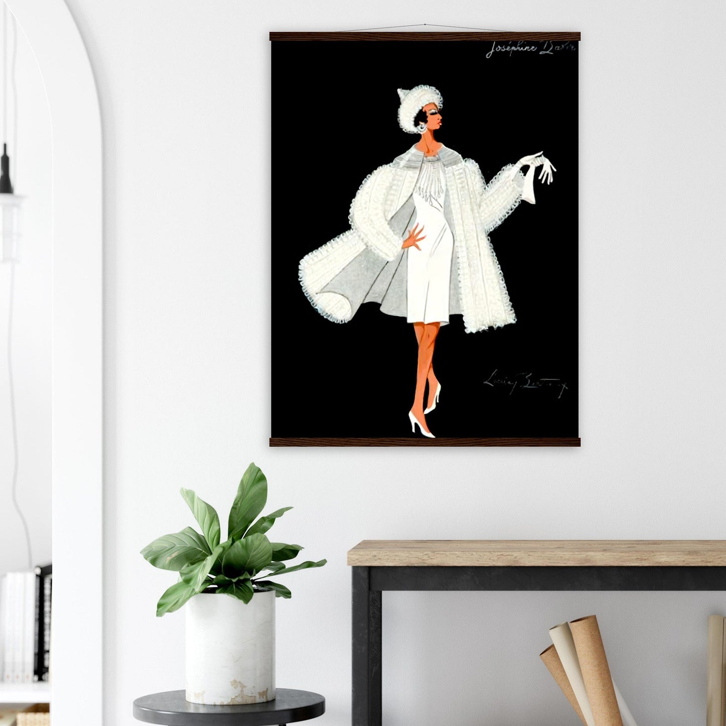 Josephine Baker Vintage Poster Reprint on Premium Matte Paper - Posterify