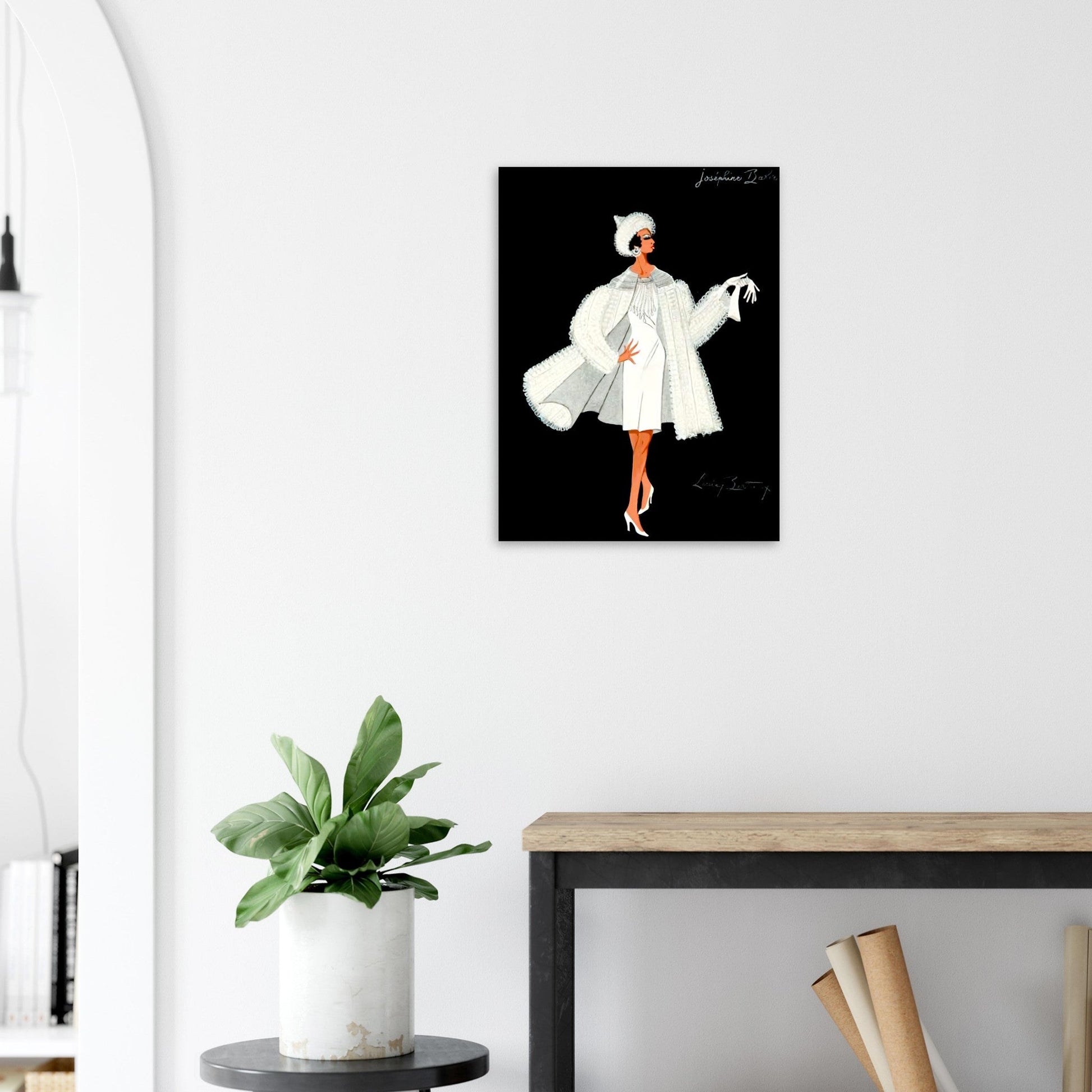 Josephine Baker Vintage Poster Reprint on Premium Matte Paper - Posterify