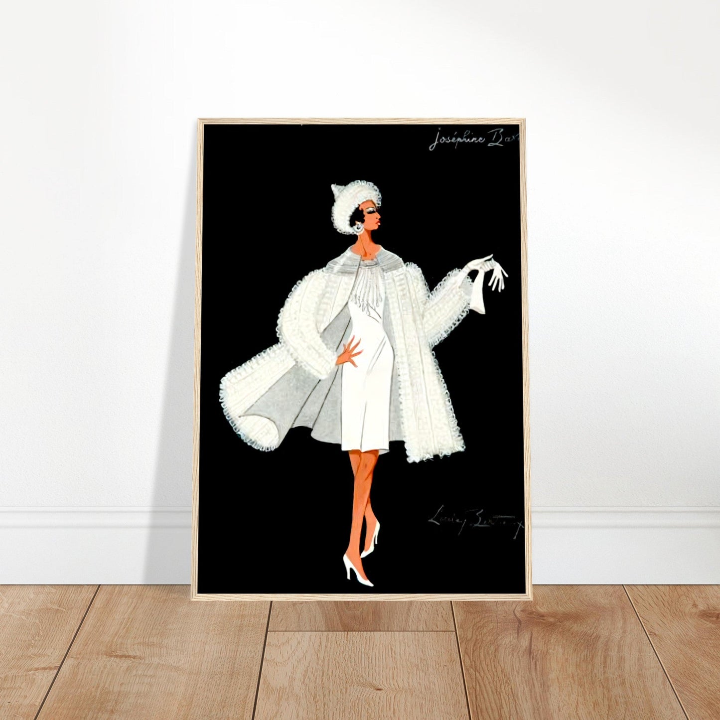 Josephine Baker Vintage Poster Reprint on Premium Matte Paper - Posterify