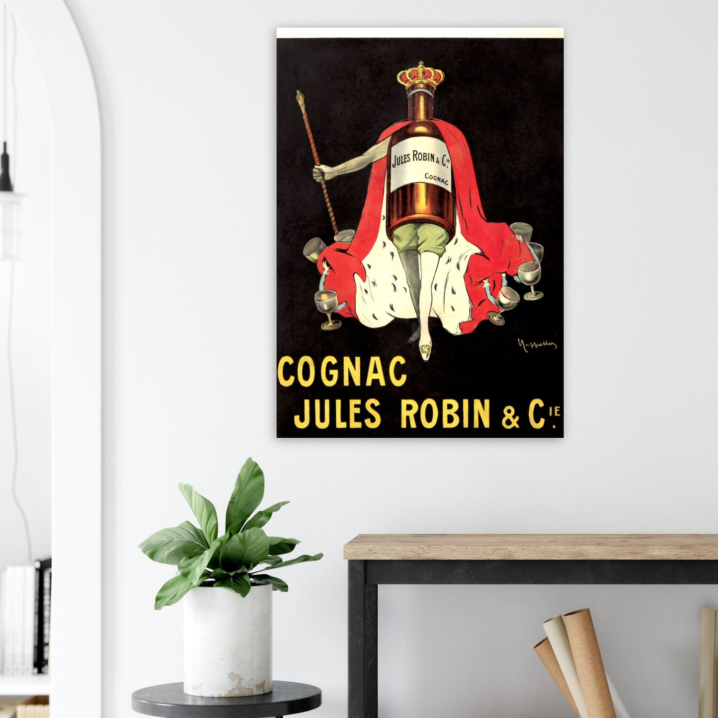 Jules Robin Cognac Vintage poster reprint on Premium Matte Paper - Posterify