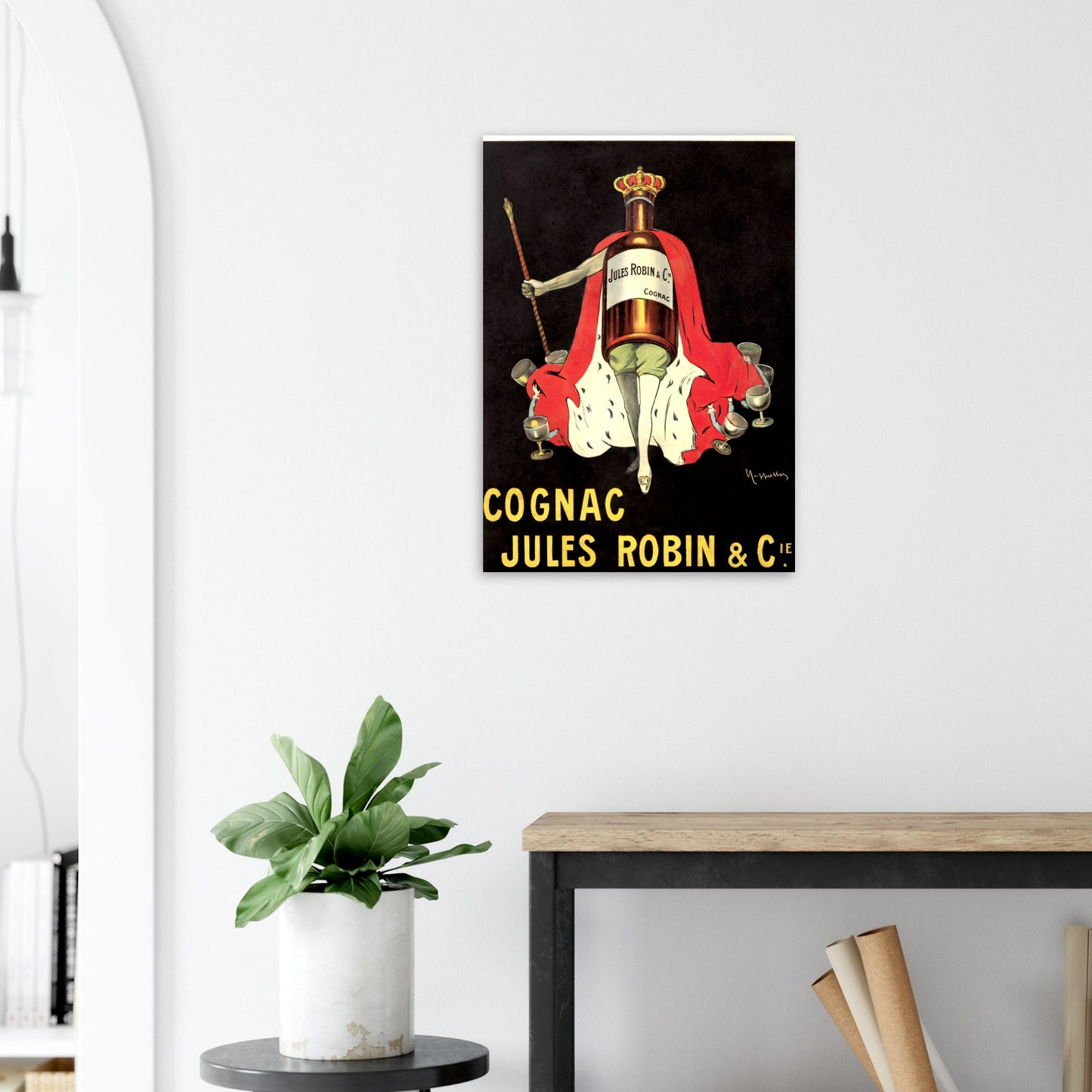 Jules Robin Cognac Vintage poster reprint on Premium Matte Paper - Posterify