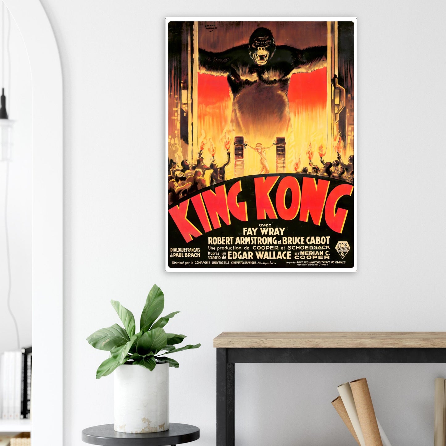 King Kong Vintage poster reprint on Premium Matte Paper - Posterify