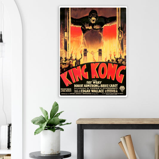 King Kong Vintage poster reprint on Premium Matte Paper - Posterify