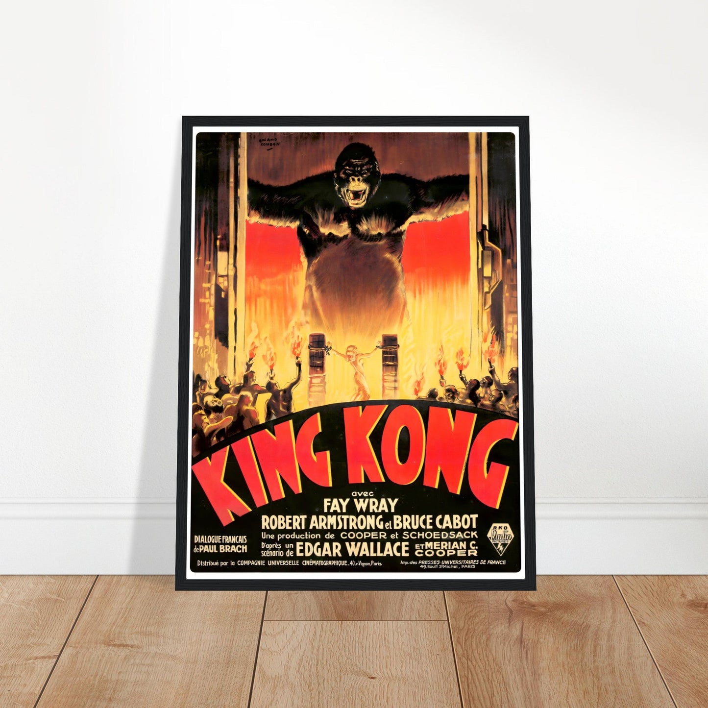 King Kong Vintage poster reprint on Premium Matte Paper - Posterify