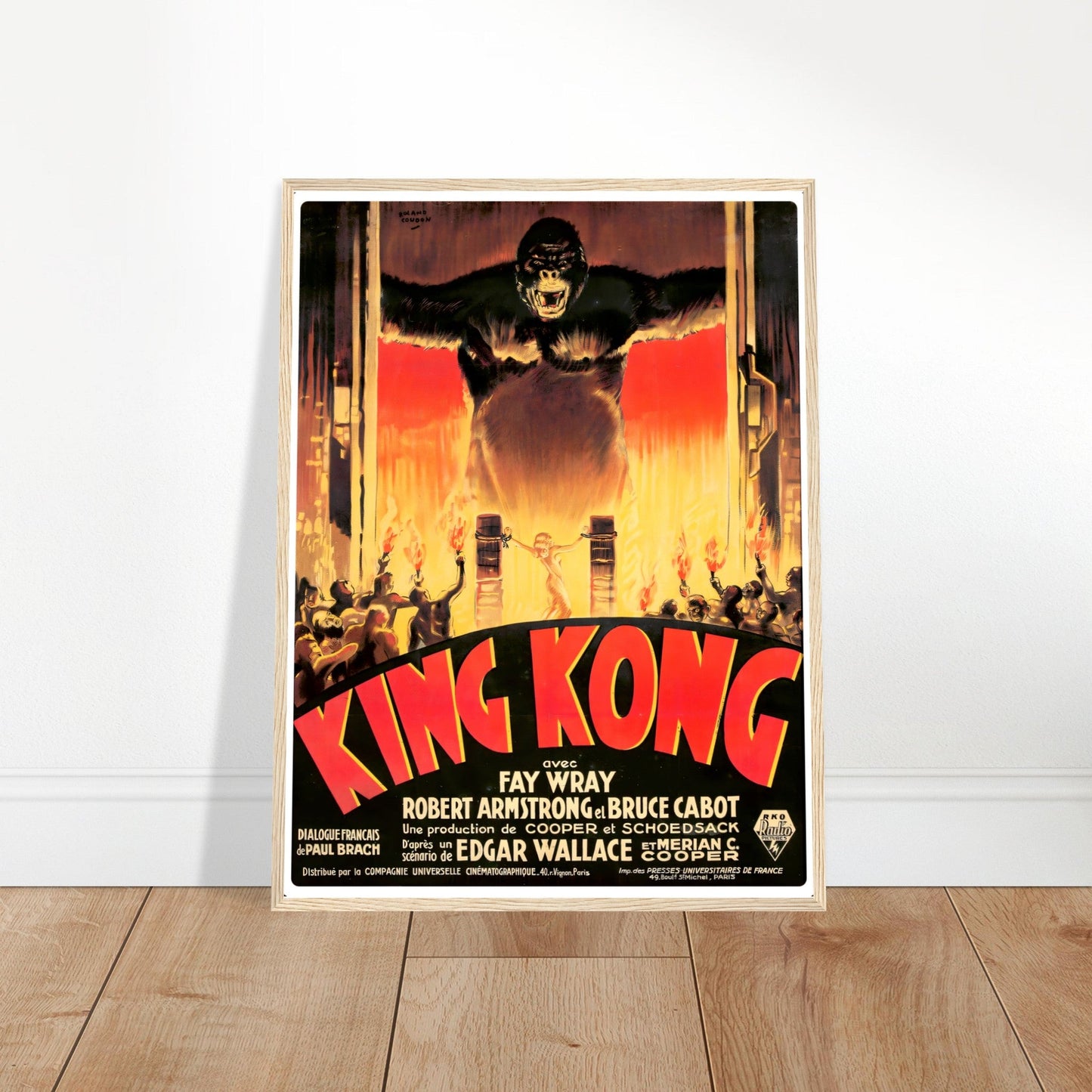 King Kong Vintage poster reprint on Premium Matte Paper - Posterify