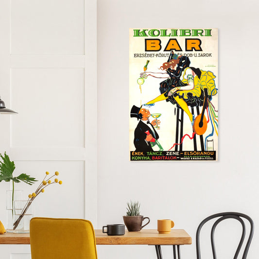 Kolibri Vintage Poster Reprint on Premium Matte Paper - Posterify