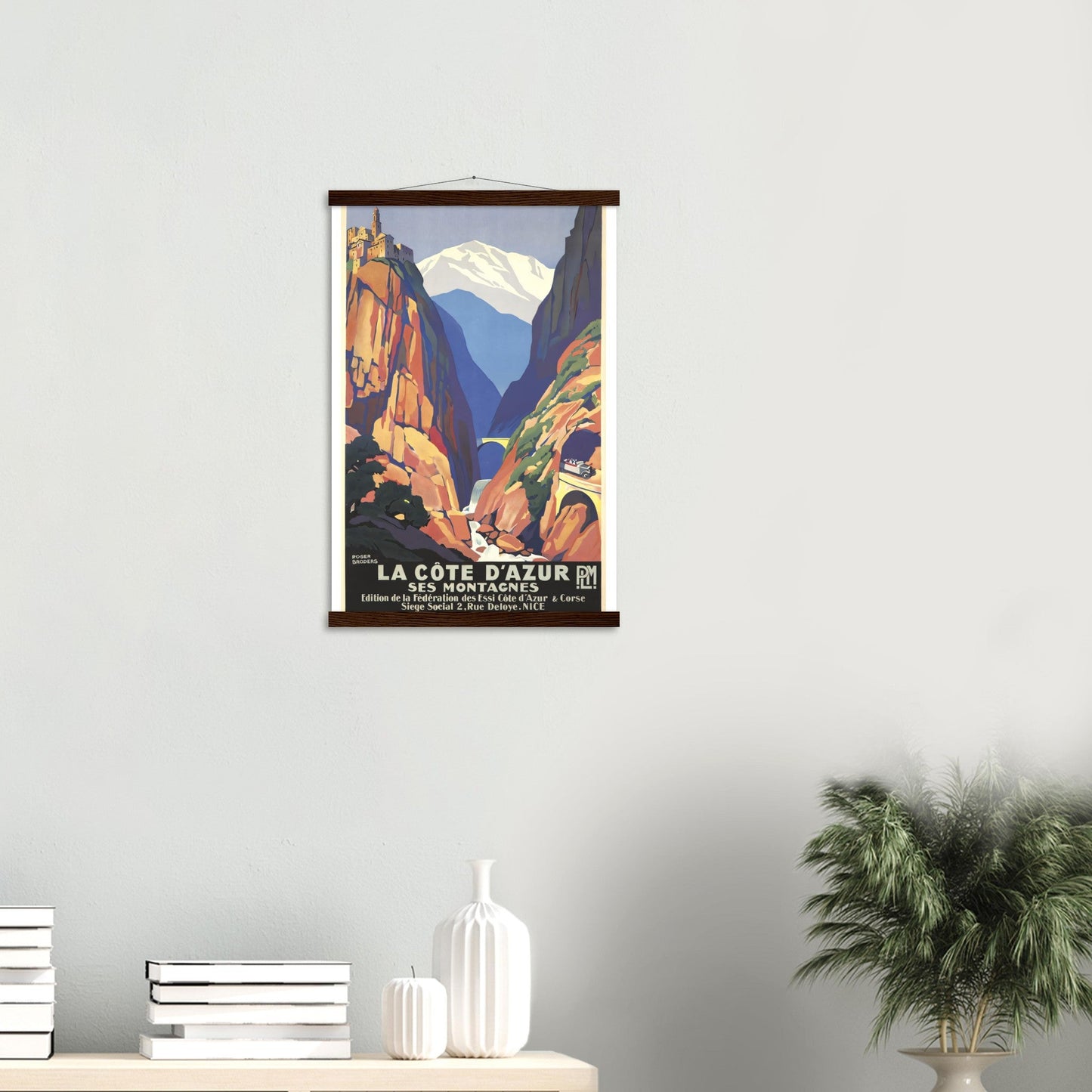 La Côte d'Azur Vintage Poster Reprint on Premium Matte Paper - Posterify