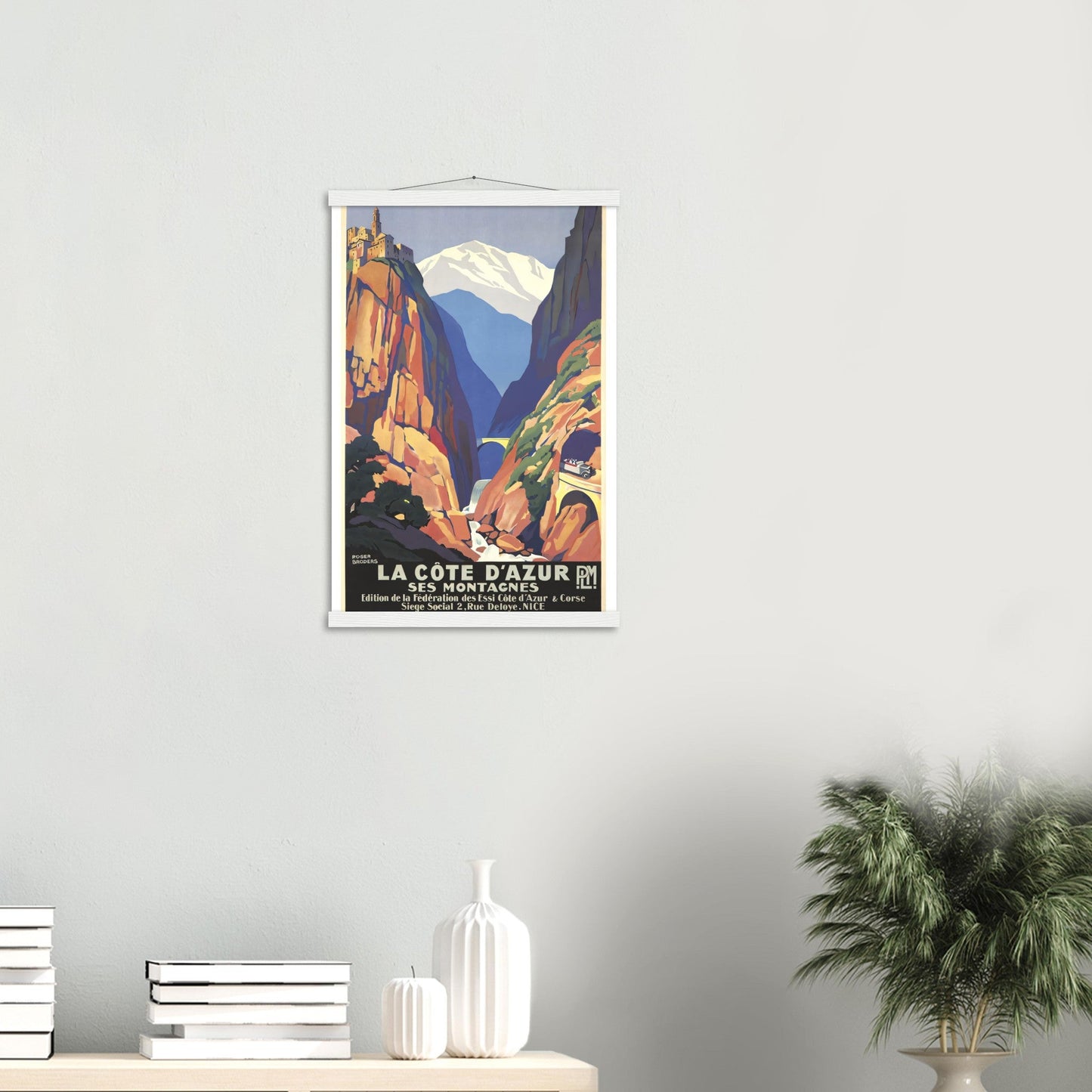 La Côte d'Azur Vintage Poster Reprint on Premium Matte Paper - Posterify