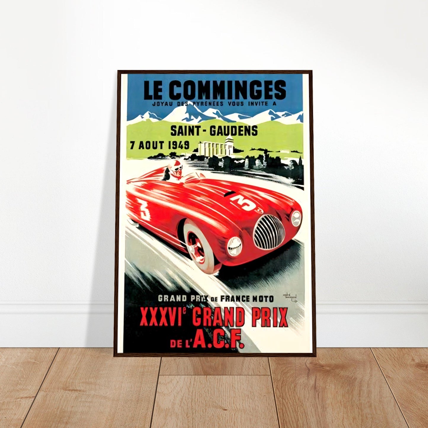 Le Comminge Vintage Poster Reprint on Premium Matte Paper - Posterify