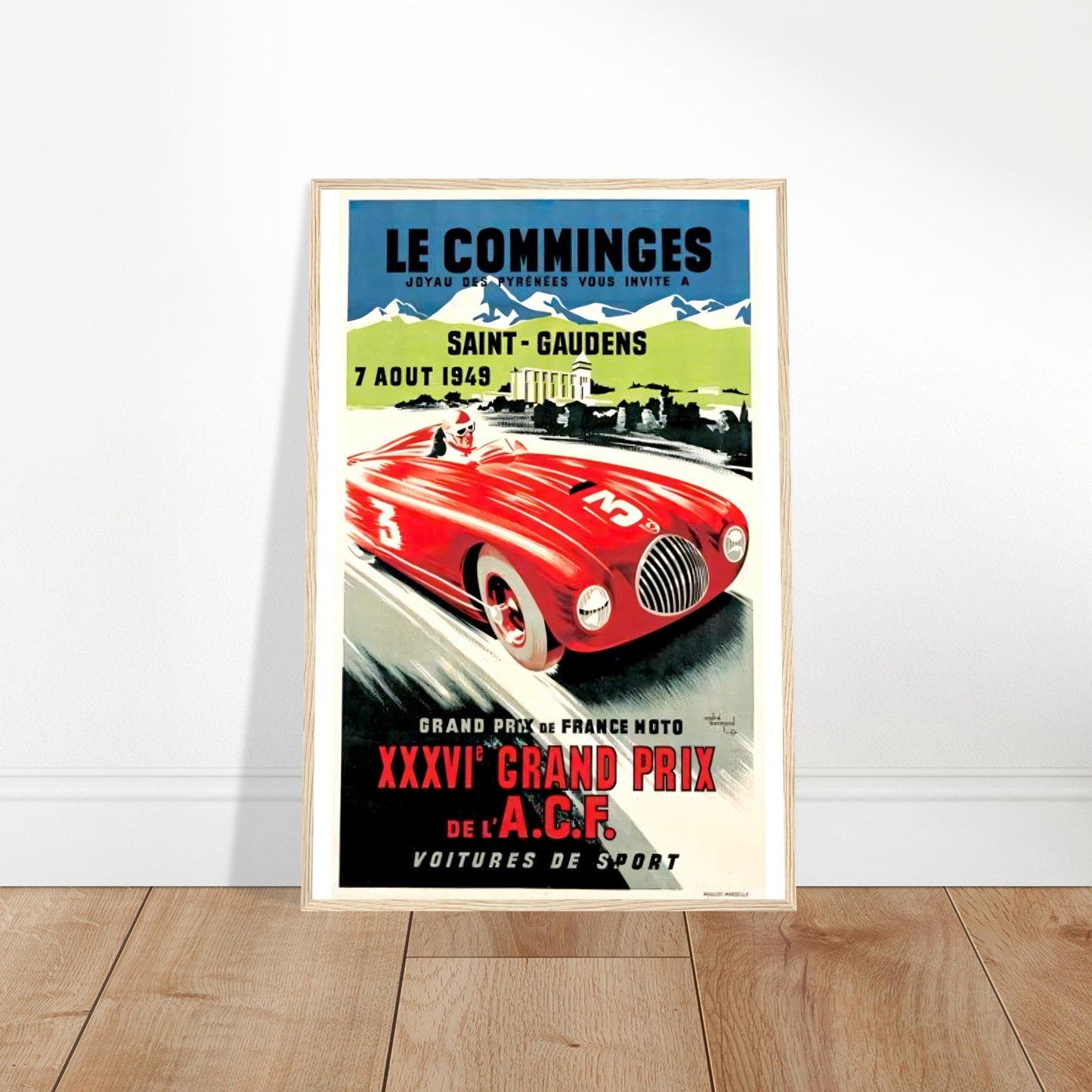 Le Comminge Vintage Poster Reprint on Premium Matte Paper - Posterify