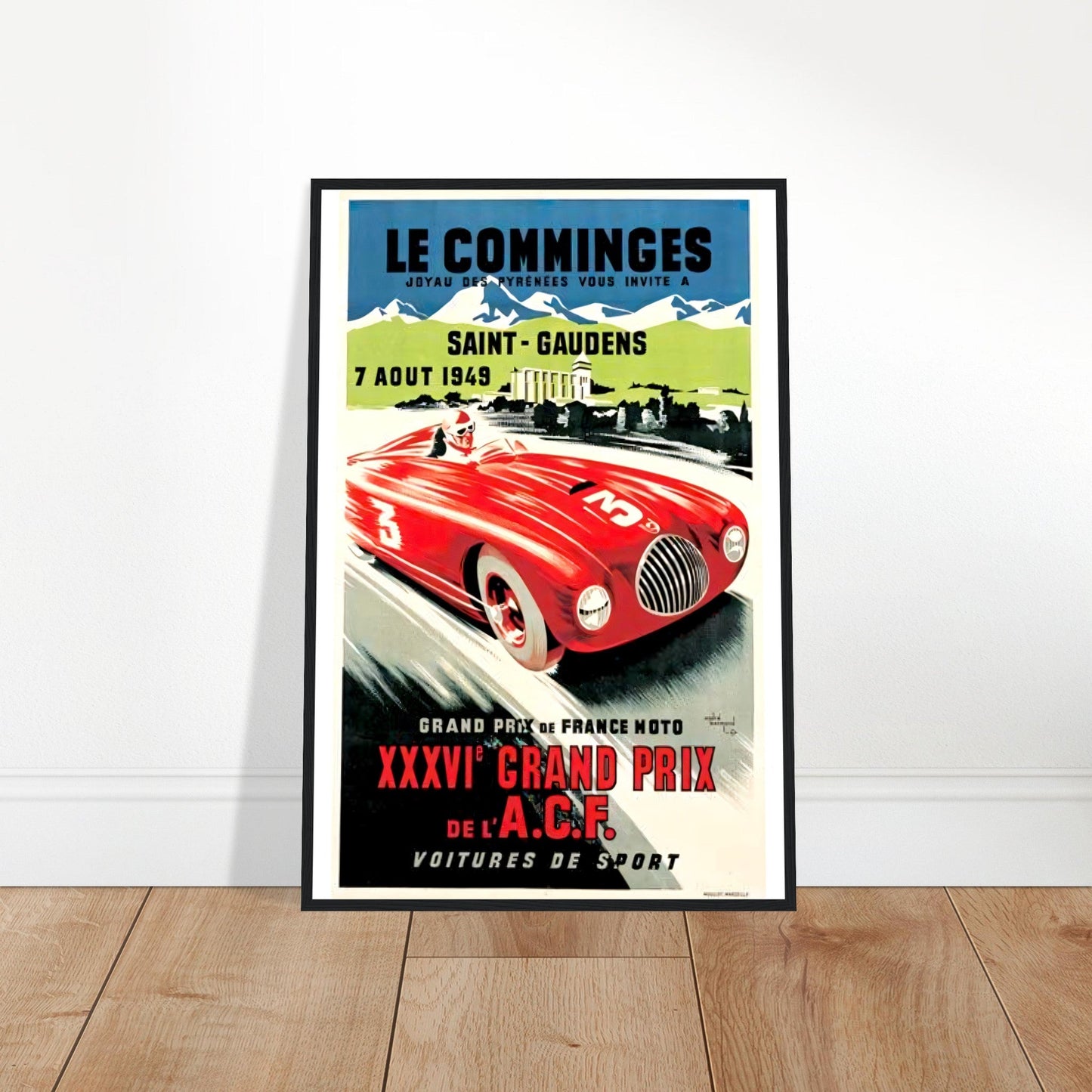 Le Comminge Vintage Poster Reprint on Premium Matte Paper - Posterify