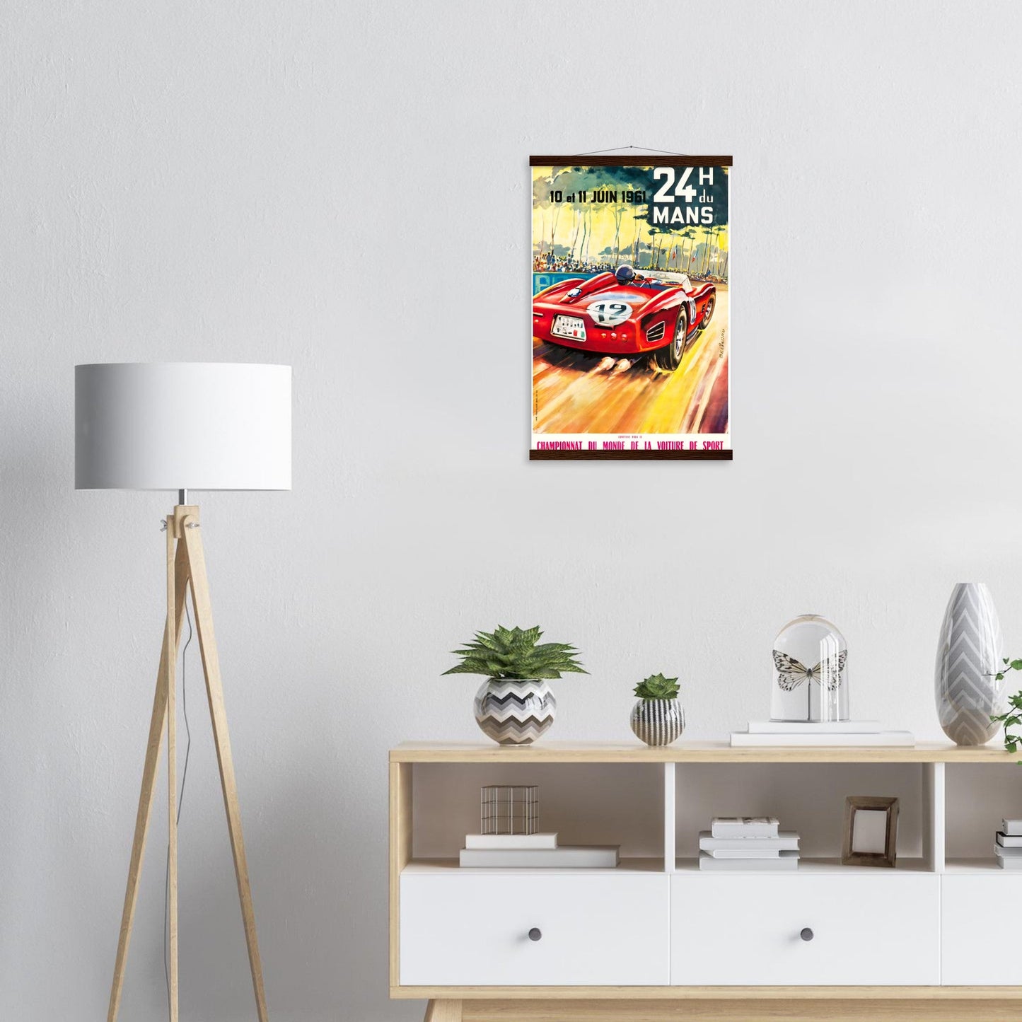 Le Mans Vintage Poster Reprint on Premium Matte Paper - Posterify