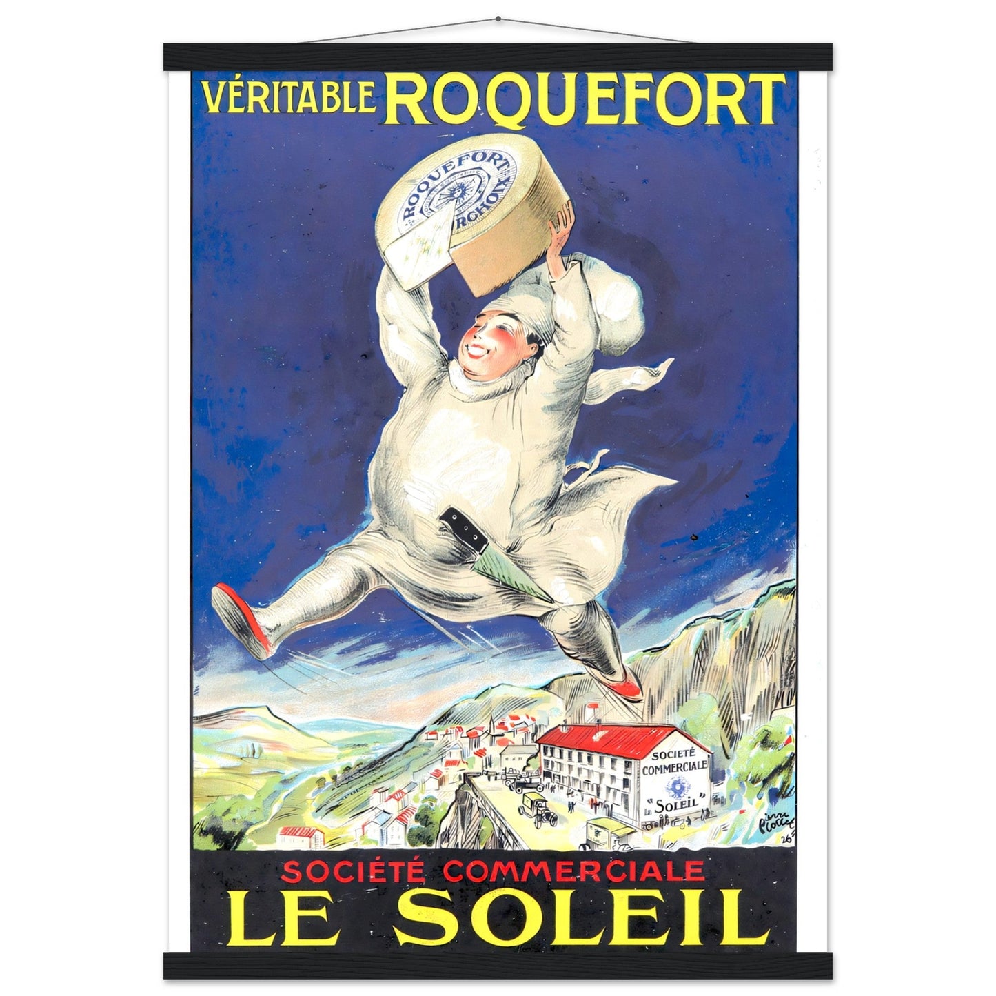 Le Soliel Vintage poster reprint on Premium Matte Paper - Posterify