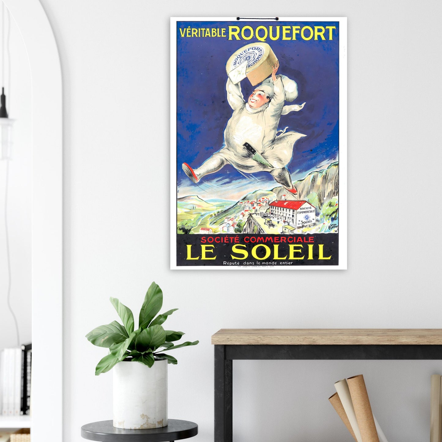 Le Soliel Vintage poster reprint on Premium Matte Paper - Posterify