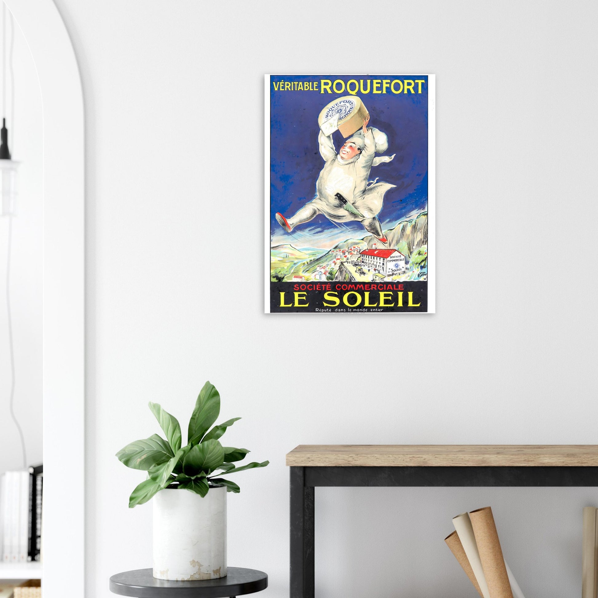 Le Soliel Vintage poster reprint on Premium Matte Paper - Posterify