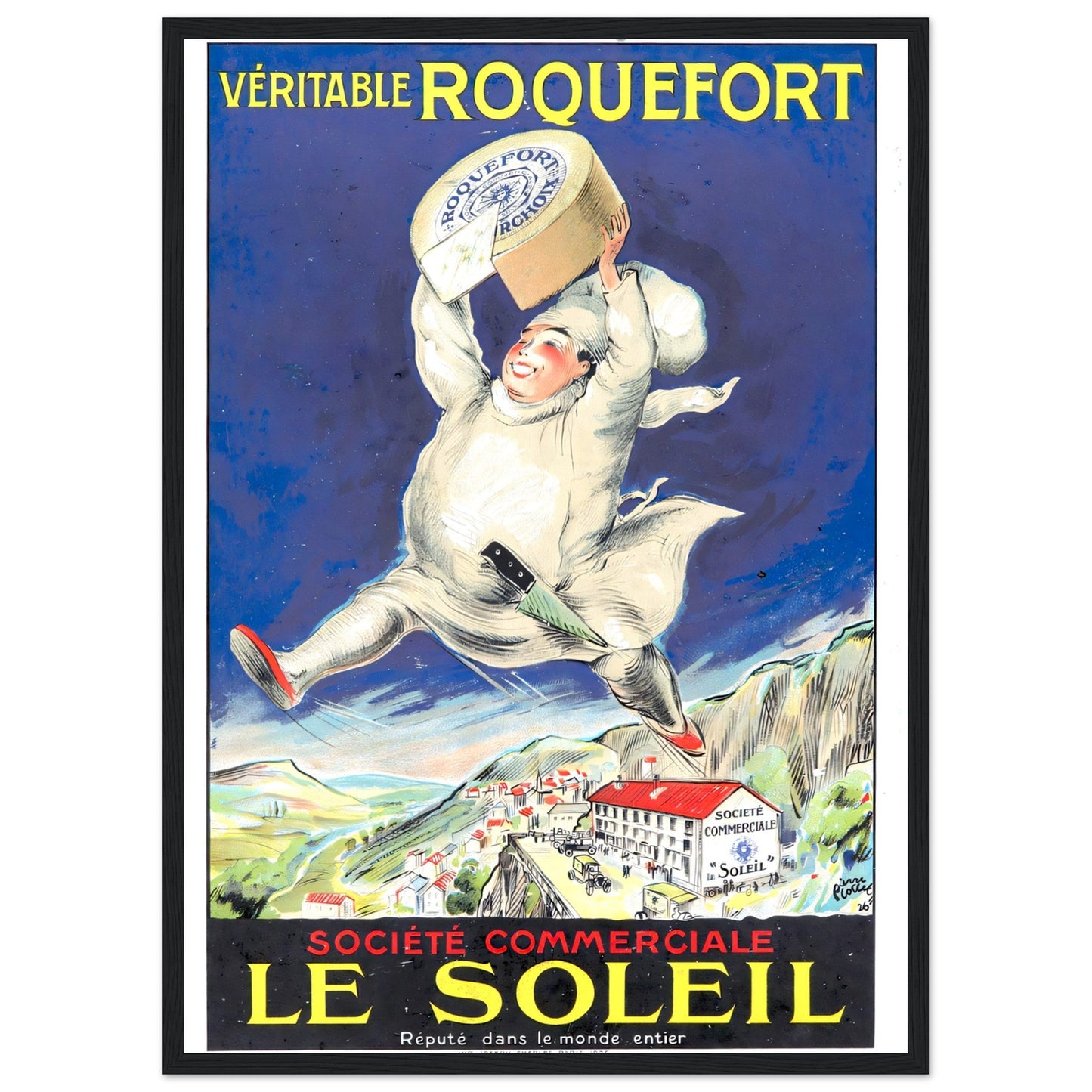 Le Soliel Vintage poster reprint on Premium Matte Paper - Posterify