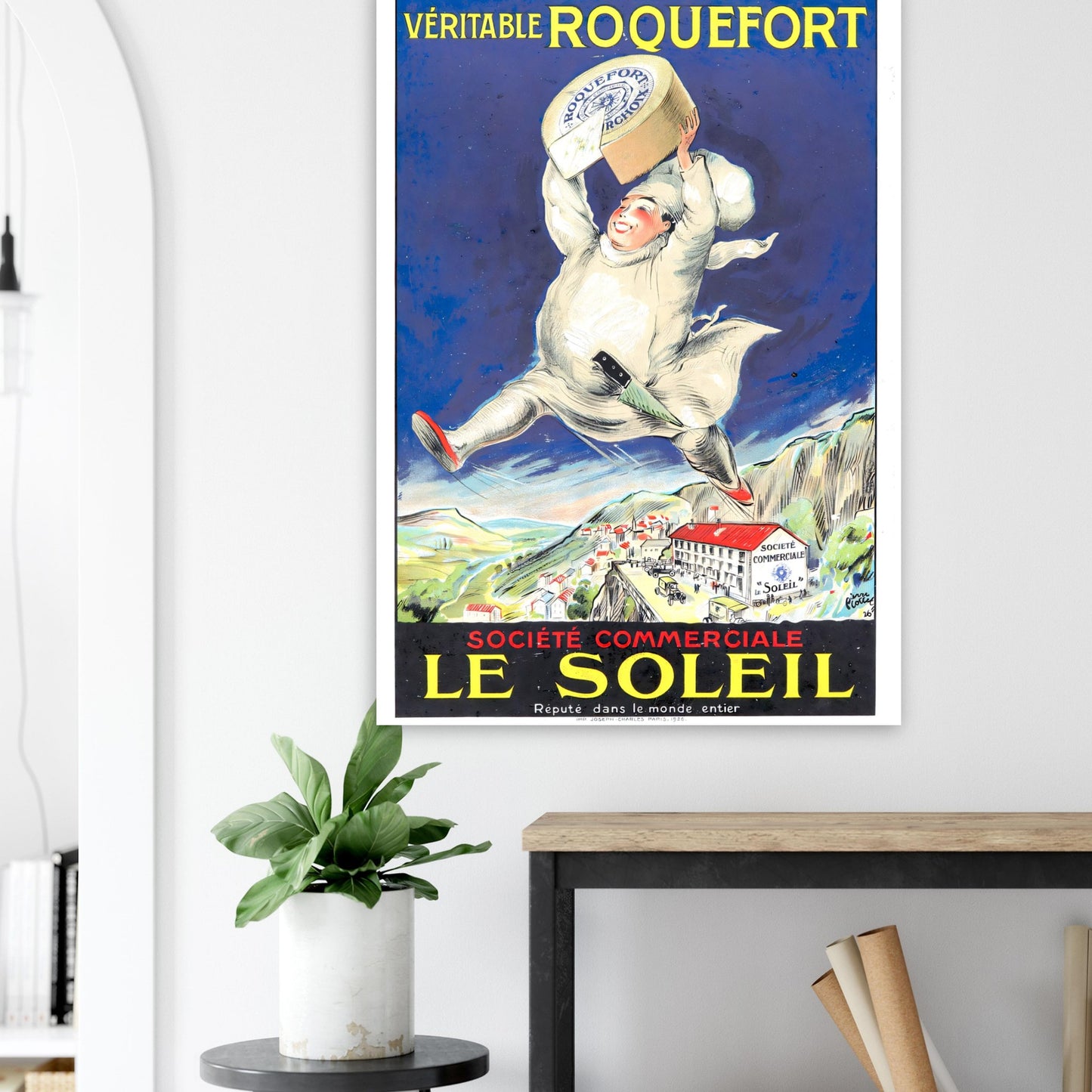 Le Soliel Vintage poster reprint on Premium Matte Paper - Posterify